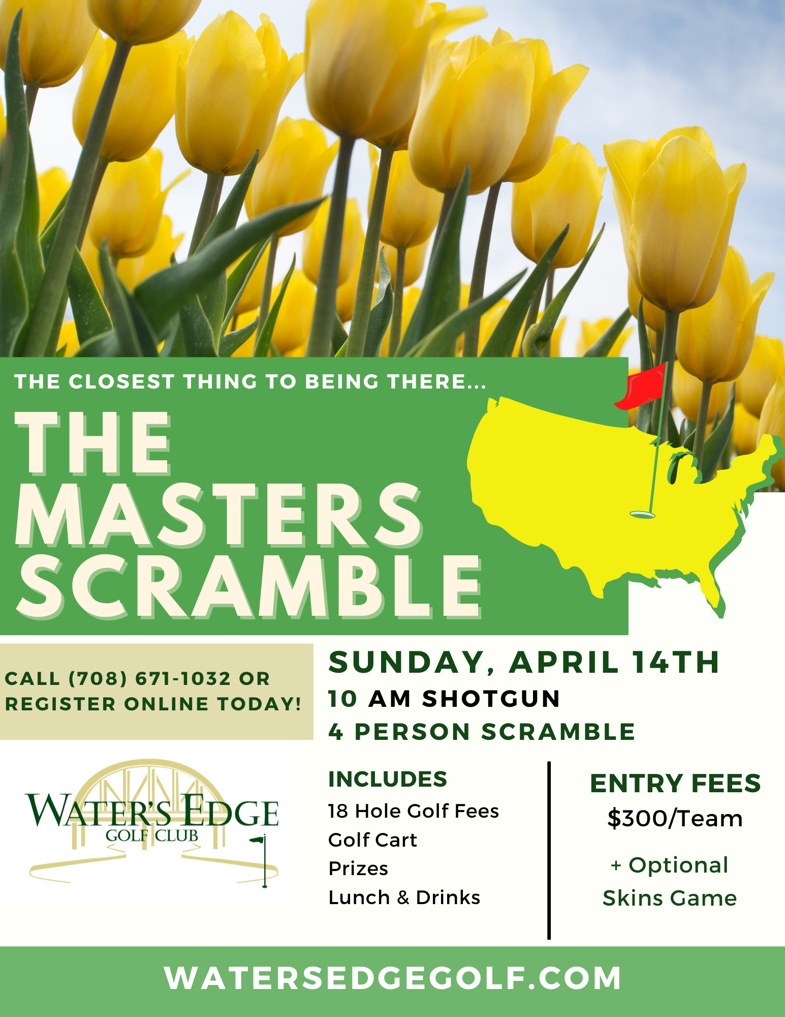 2024 The Masters Scramble Flyer